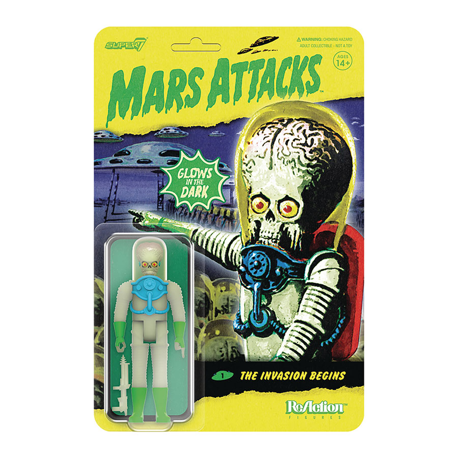 Mars Attacks ReAction Figure Wave 2 - Invasion Begins (Glow)