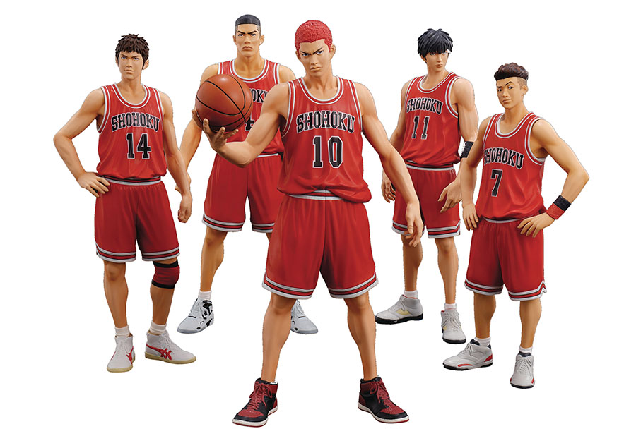 Slam Dunk One And Only Shohoku Starting Member 5-Piece Figure Set