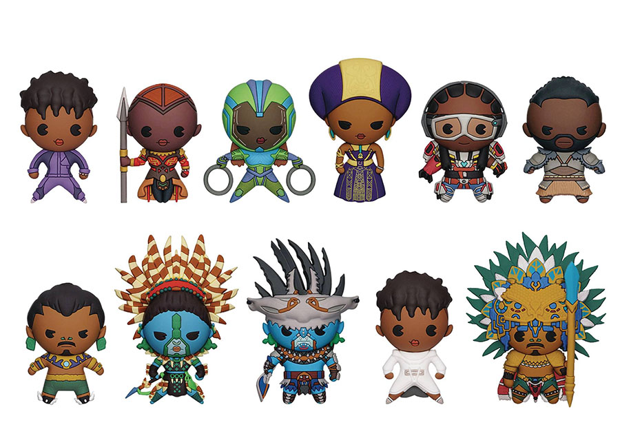 Black Panther Wakanda Forever 3D Foam Bag Clip Blind Mystery Box
