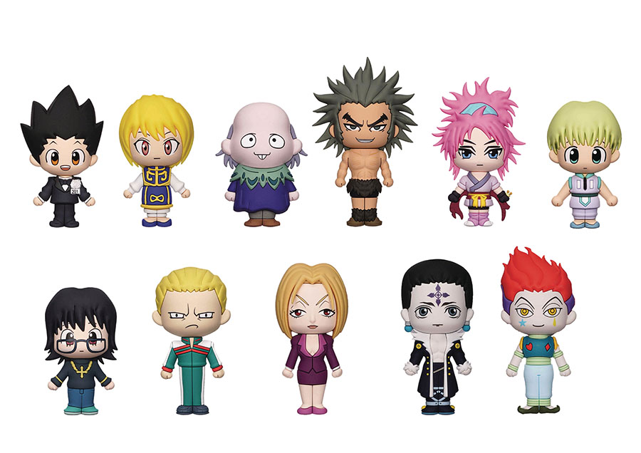 Hunter x Hunter 3D Foam Bag Clip Series 2 Blind Mystery Box 24-Piece Display