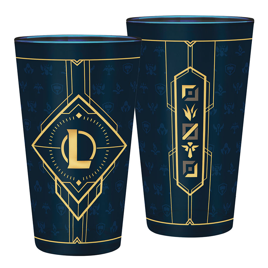 League Of Legends Hexteck Logo 16-Ounce Glass