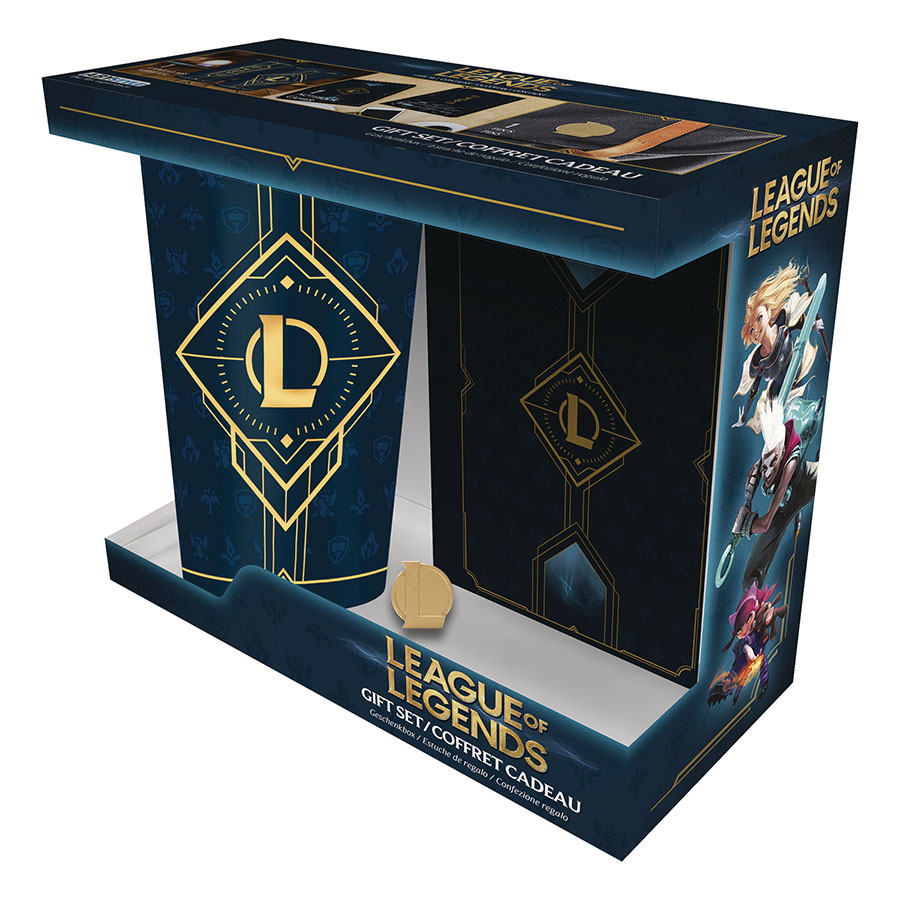 League Of Legends Hexteck Logo 3-Piece Gift Set