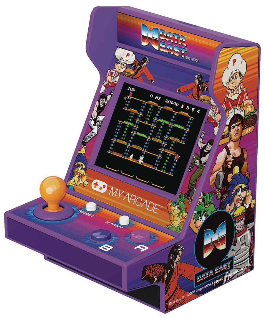 Pico Player Data East Hits Collectible 3.7-Inch Retro System