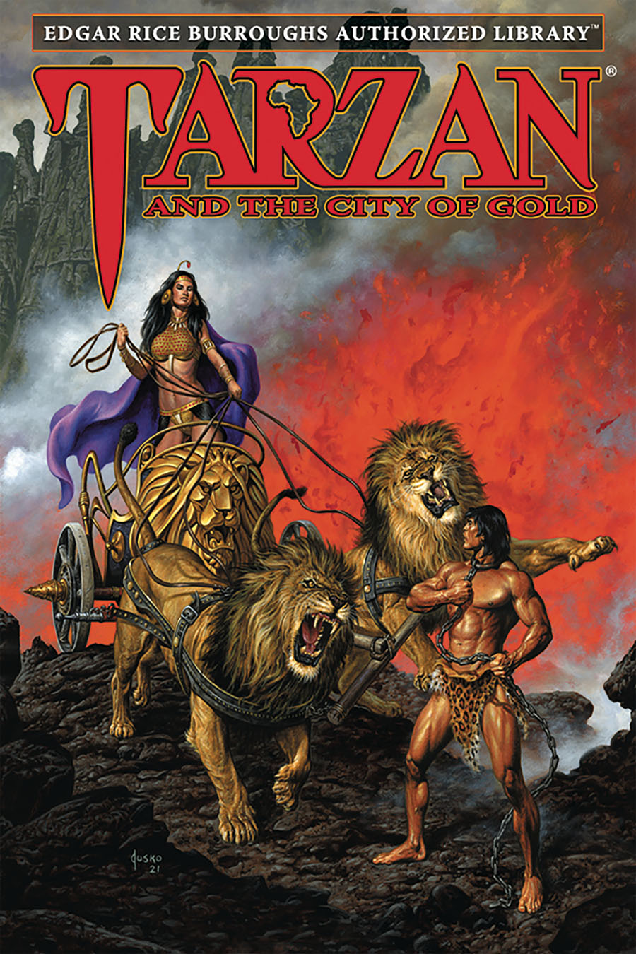 Edgar Rice Burroughs Authorized Library Tarzan Vol 16 Tarzan And The City Of Gold HC