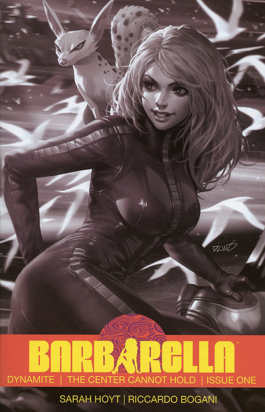 Barbarella Center Cannot Hold #1 Cover J Incentive Derrick Chew Black & White Cover