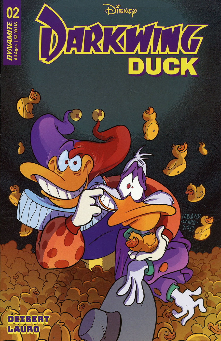 Darkwing Duck Vol 3 #2 Cover G Incentive Carlo Lauro Variant Cover