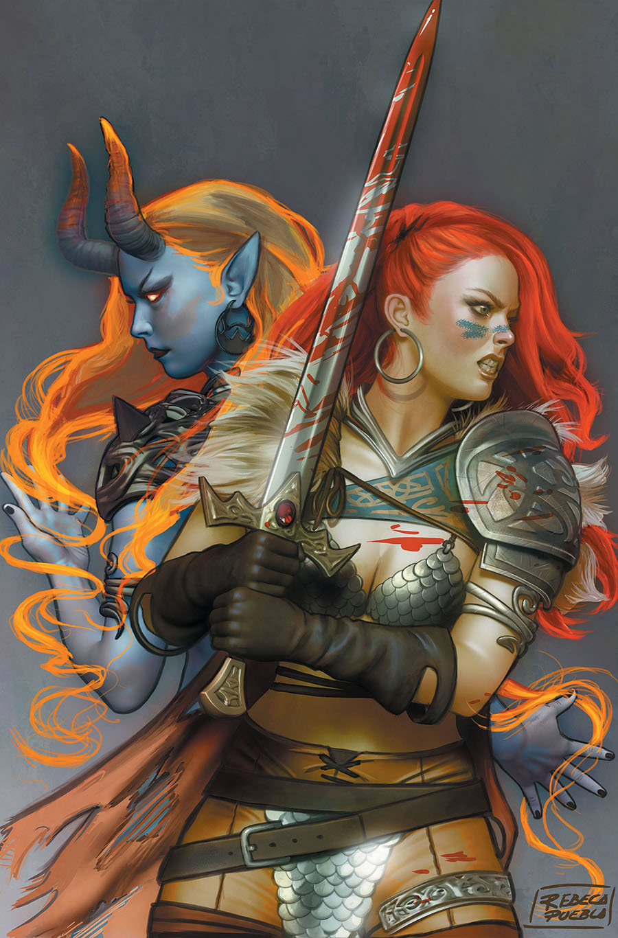Red Sonja Hell Sonja #3 Cover G Incentive Rebeca Puebla Virgin Cover