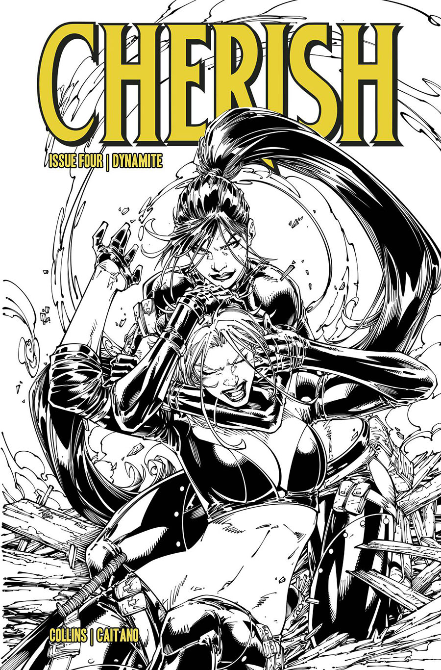 Cherish #4 Cover E Incentive Brett Booth Black & White Cover