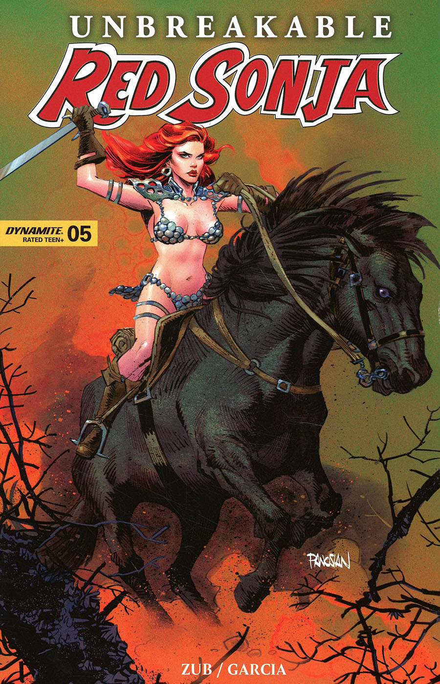 Unbreakable Red Sonja #5 Cover F Incentive Dan Panosian Variant Cover