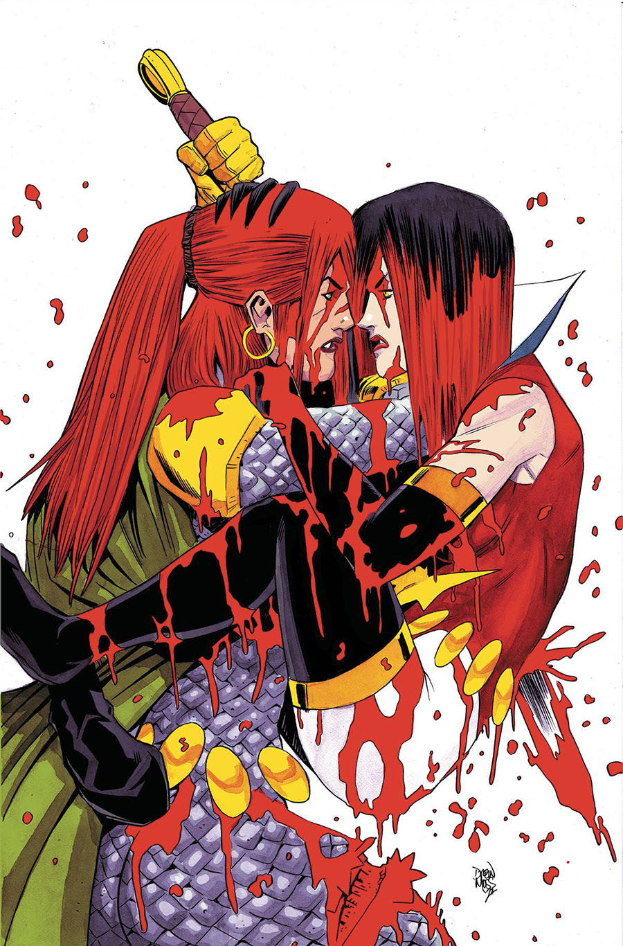 Vampirella vs Red Sonja #4 Cover I Incentive Drew Moss Virgin Cover