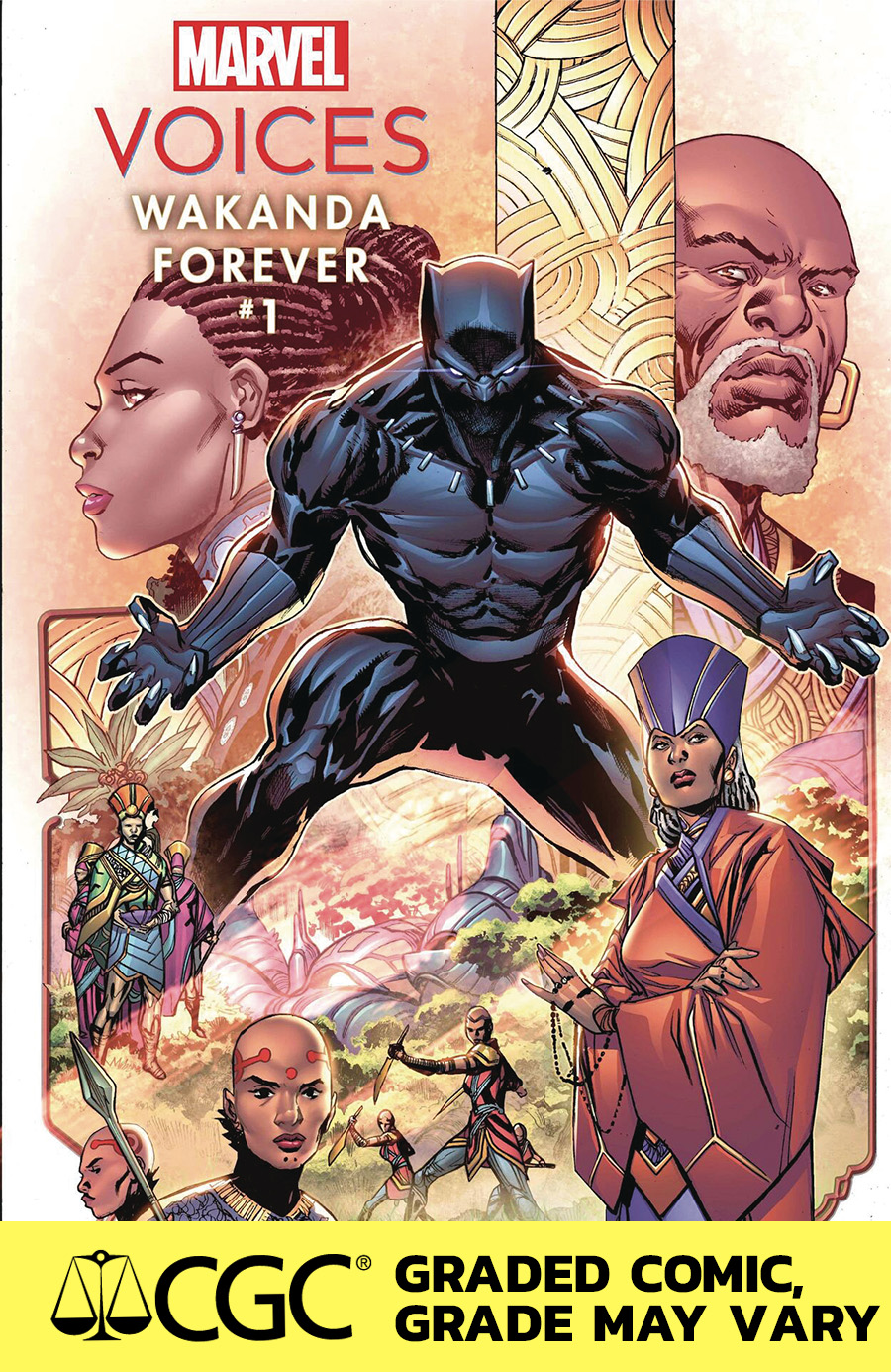 Marvels Voices Wakanda Forever #1 (One Shot) Cover E DF CGC Graded