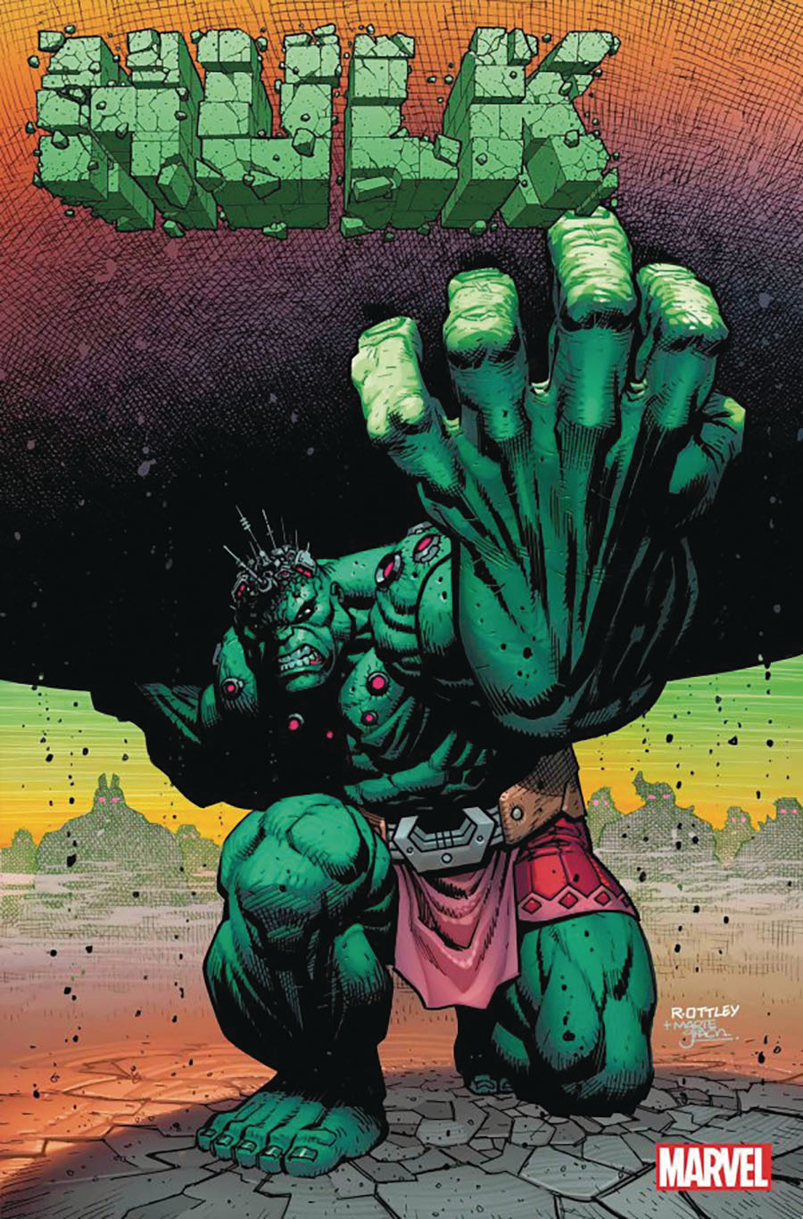 Hulk Vol 5 #11 Cover F DF Gold Signature Series Signed By Ryan Ottley
