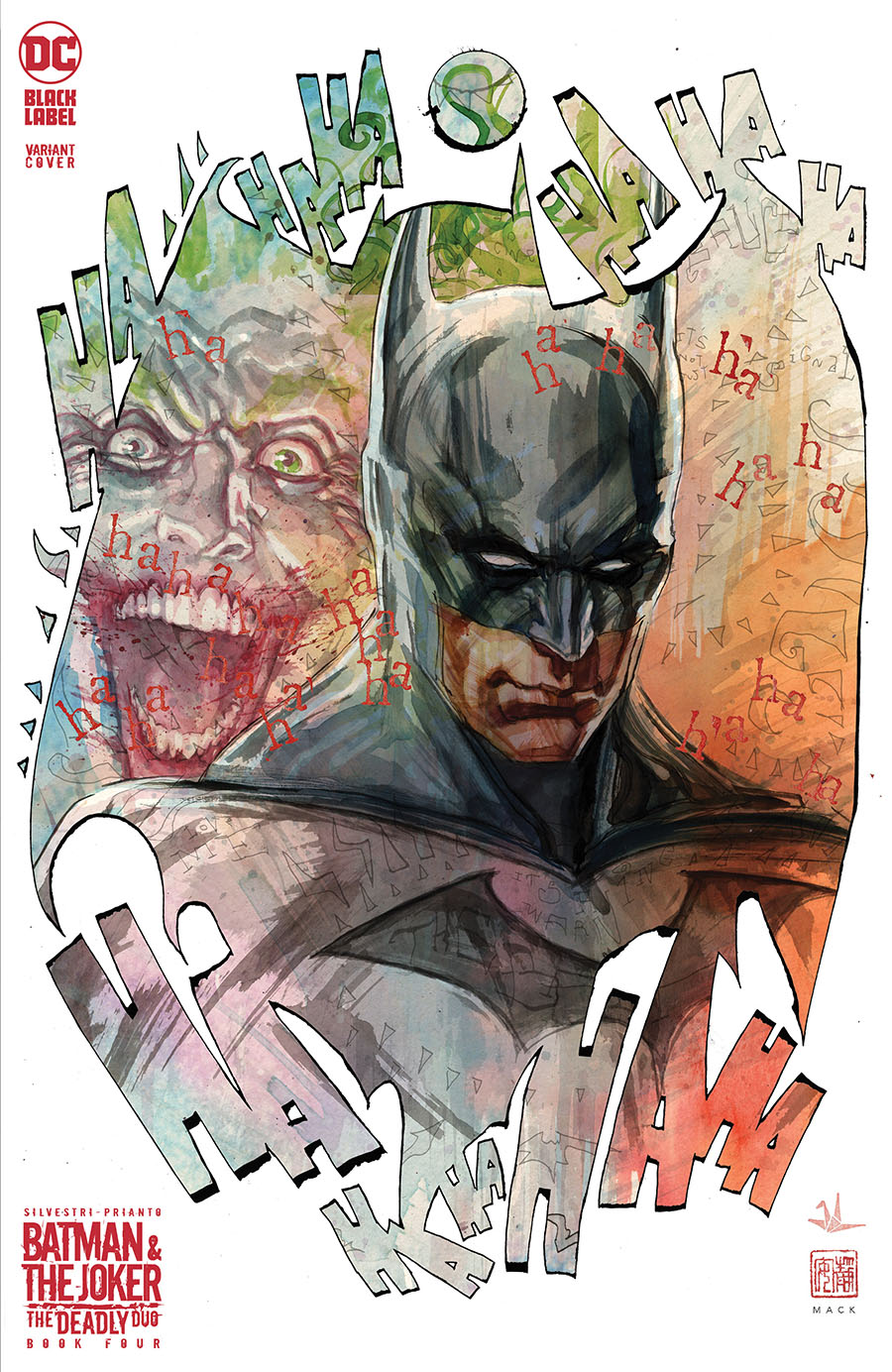 Batman & The Joker The Deadly Duo #4 Cover B Variant David Mack Batman Cover (Limit 1 Per Customer)