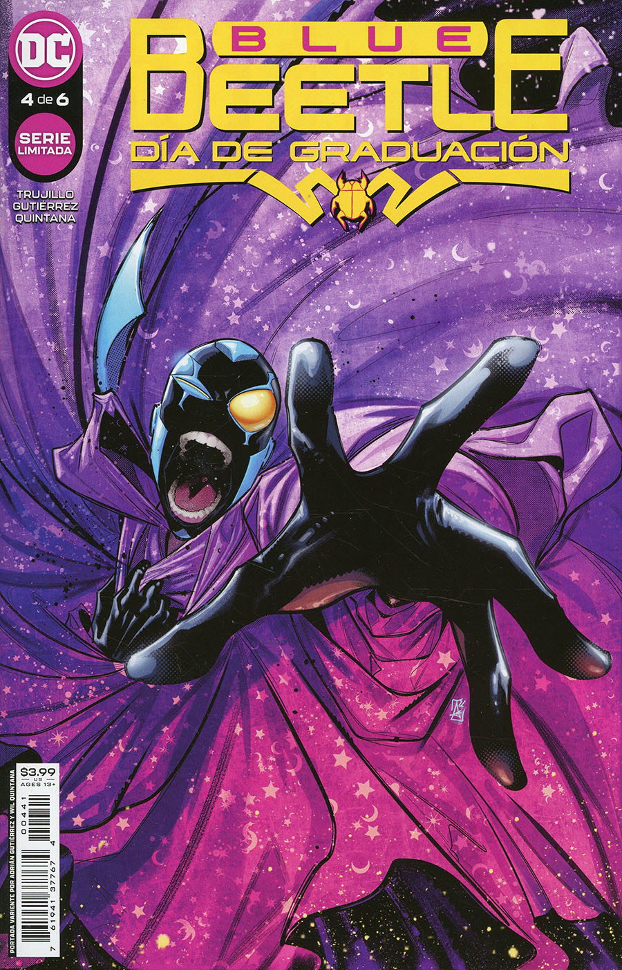 Blue Beetle Graduation Day #4 Cover C Spanish Language Version