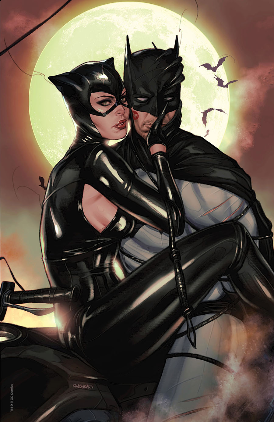 Catwoman Vol 5 #52 Cover E Incentive Joshua Sway Swaby Foil Variant Cover