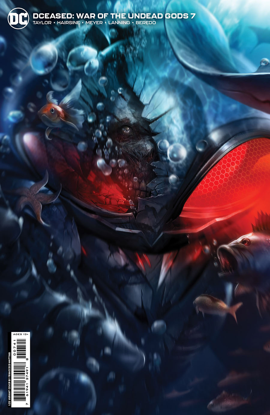 DCeased War Of The Undead Gods #7 Cover D Incentive Francesco Mattina Card Stock Variant Cover