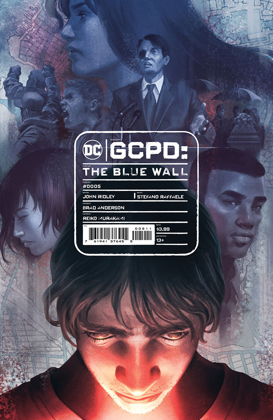 GCPD The Blue Wall #5 Cover A Regular Reiko Murakami Cover