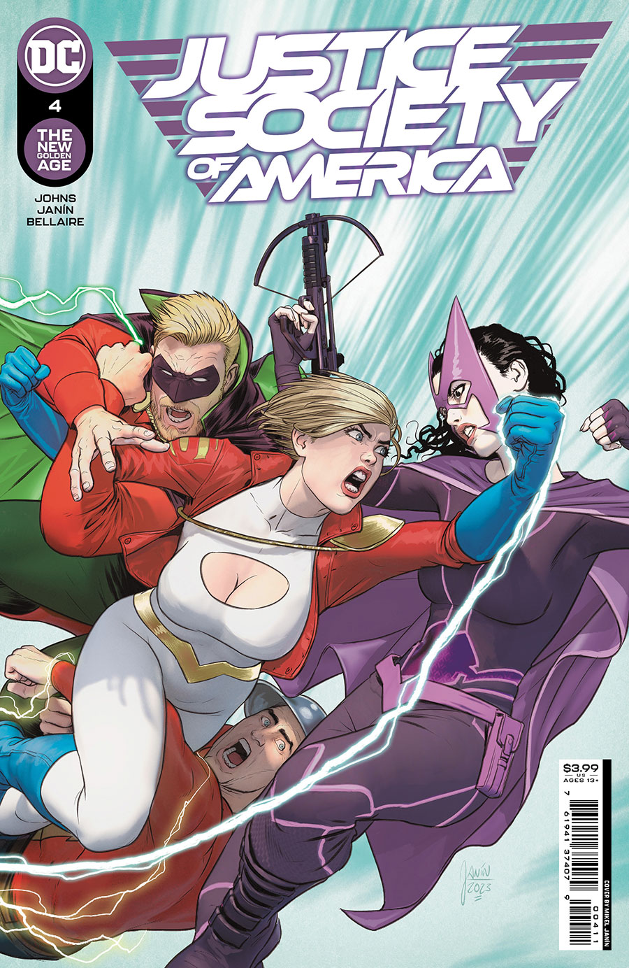 Justice Society Of America Vol 4 #4 Cover A Regular Mikel Janin Cover
