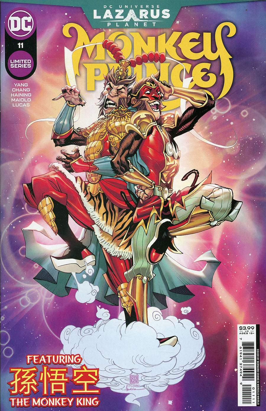 Monkey Prince #11 Cover A Regular Bernard Chang Cover (Lazarus Planet Tie-In) (Limit 1 Per Customer)