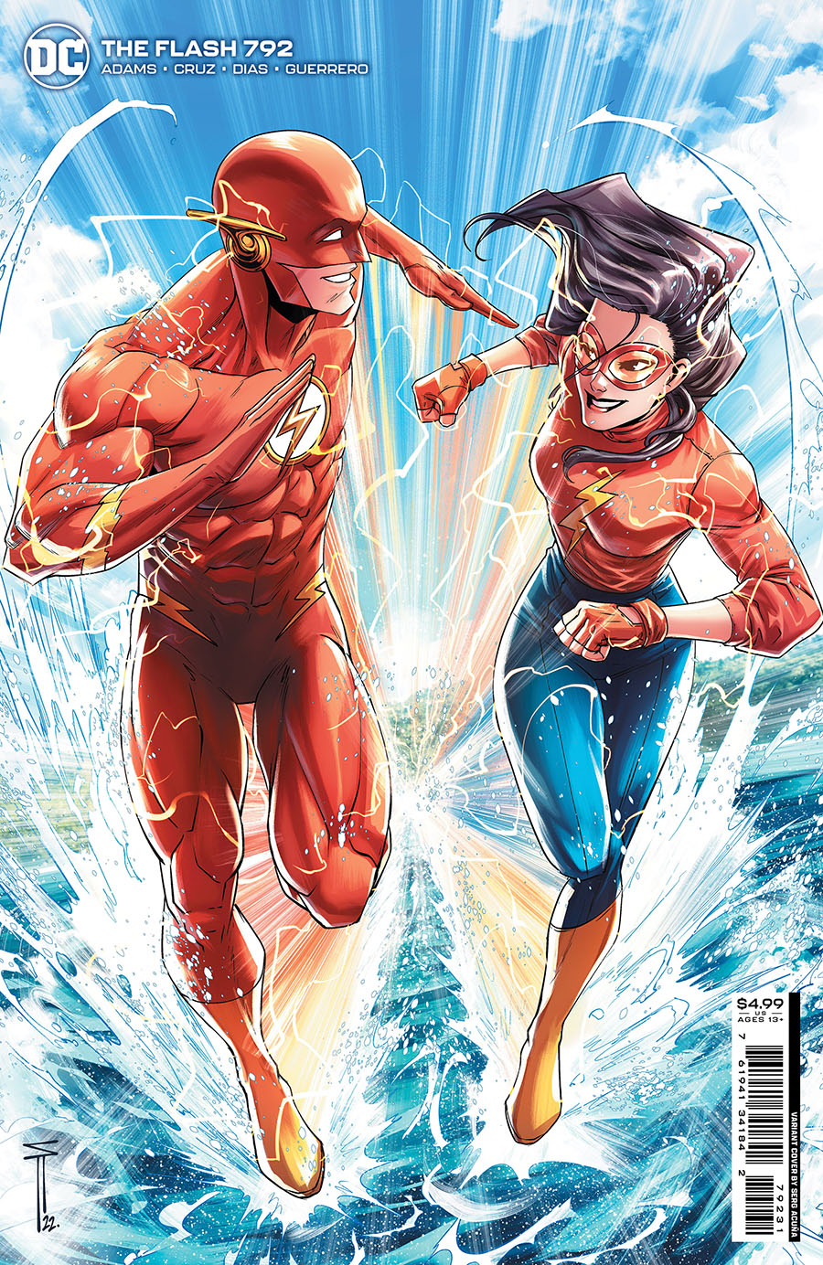 Flash Vol 5 #792 Cover C Variant Serg Acuna Card Stock Cover (One-Minute War Part 3)