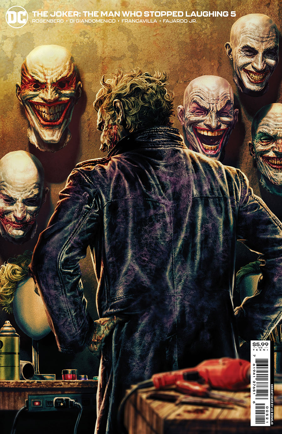 Joker The Man Who Stopped Laughing #5 Cover B Variant Lee Bermejo Cover