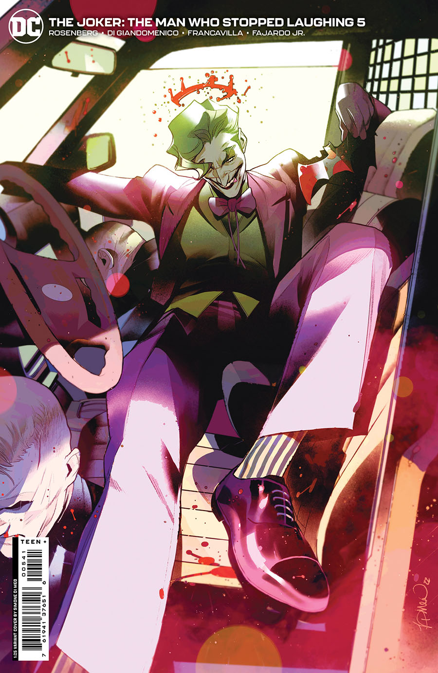 Joker The Man Who Stopped Laughing #5 Cover D Incentive Simone Di Meo Variant Cover