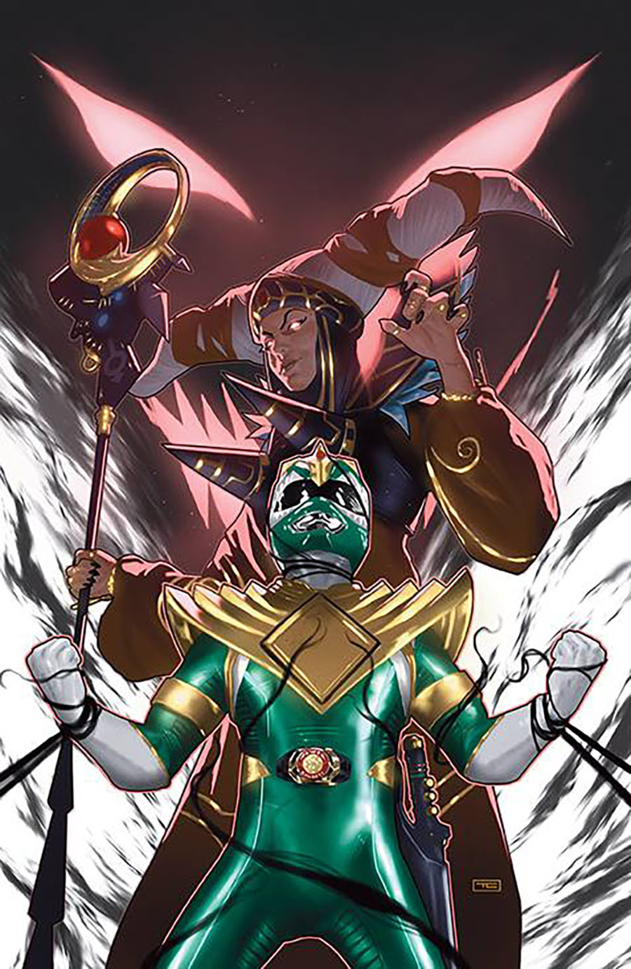 Mighty Morphin Power Rangers (BOOM Studios) #105 Cover E Incentive Taurin Clarke Virgin Cover
