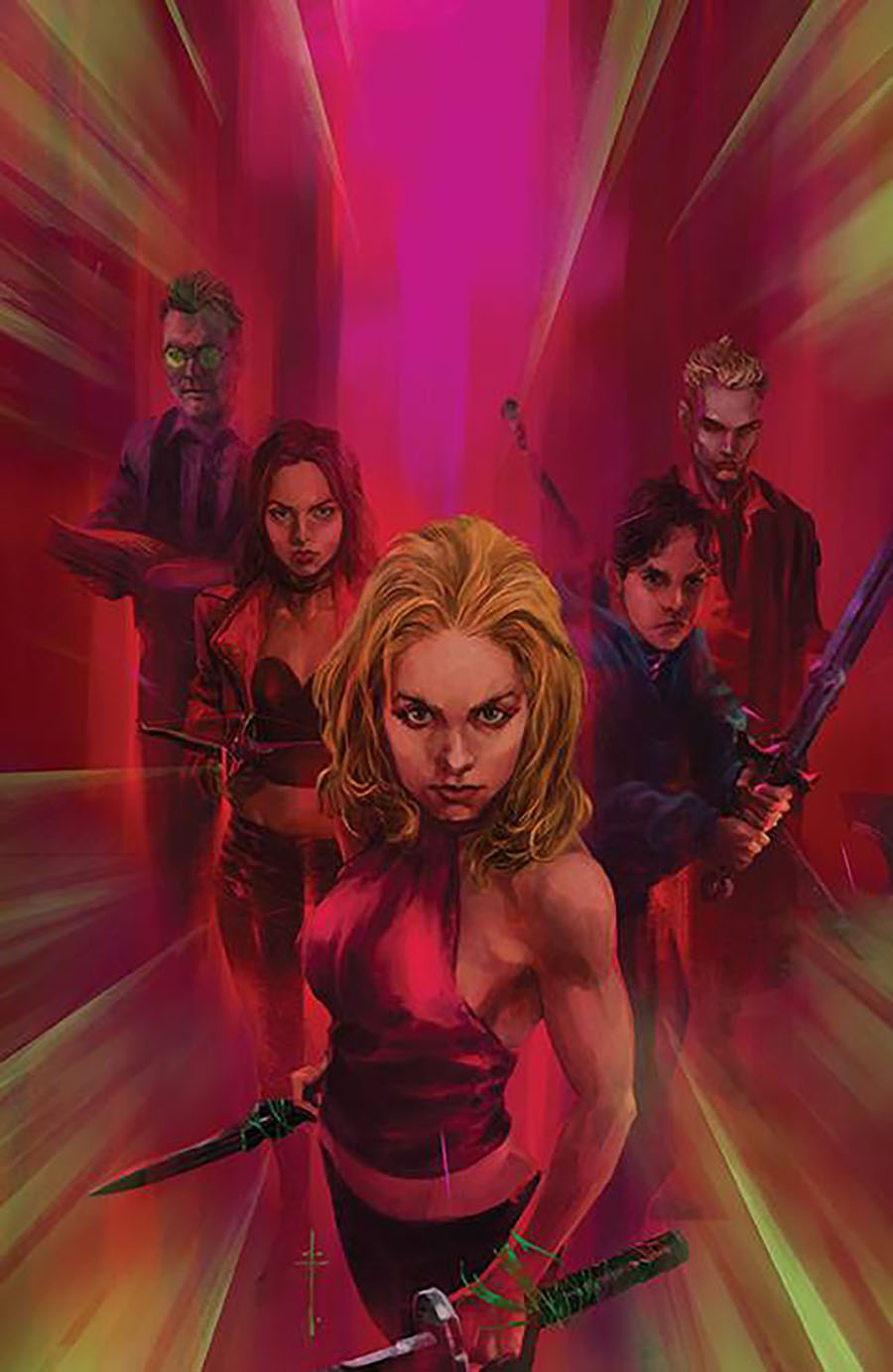 Vampire Slayer #11 Cover C Incentive Sebastian Fiumara 25 Years Of Buffy Virgin Variant Cover