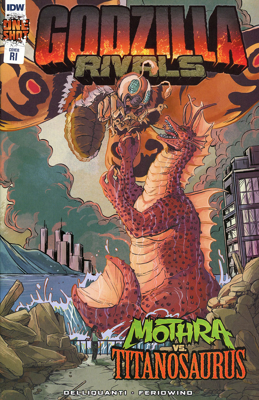 Godzilla Rivals Mothra vs Titanosaurus #1 (One Shot) Cover C Incentive G Romero-Johnson Variant Cover