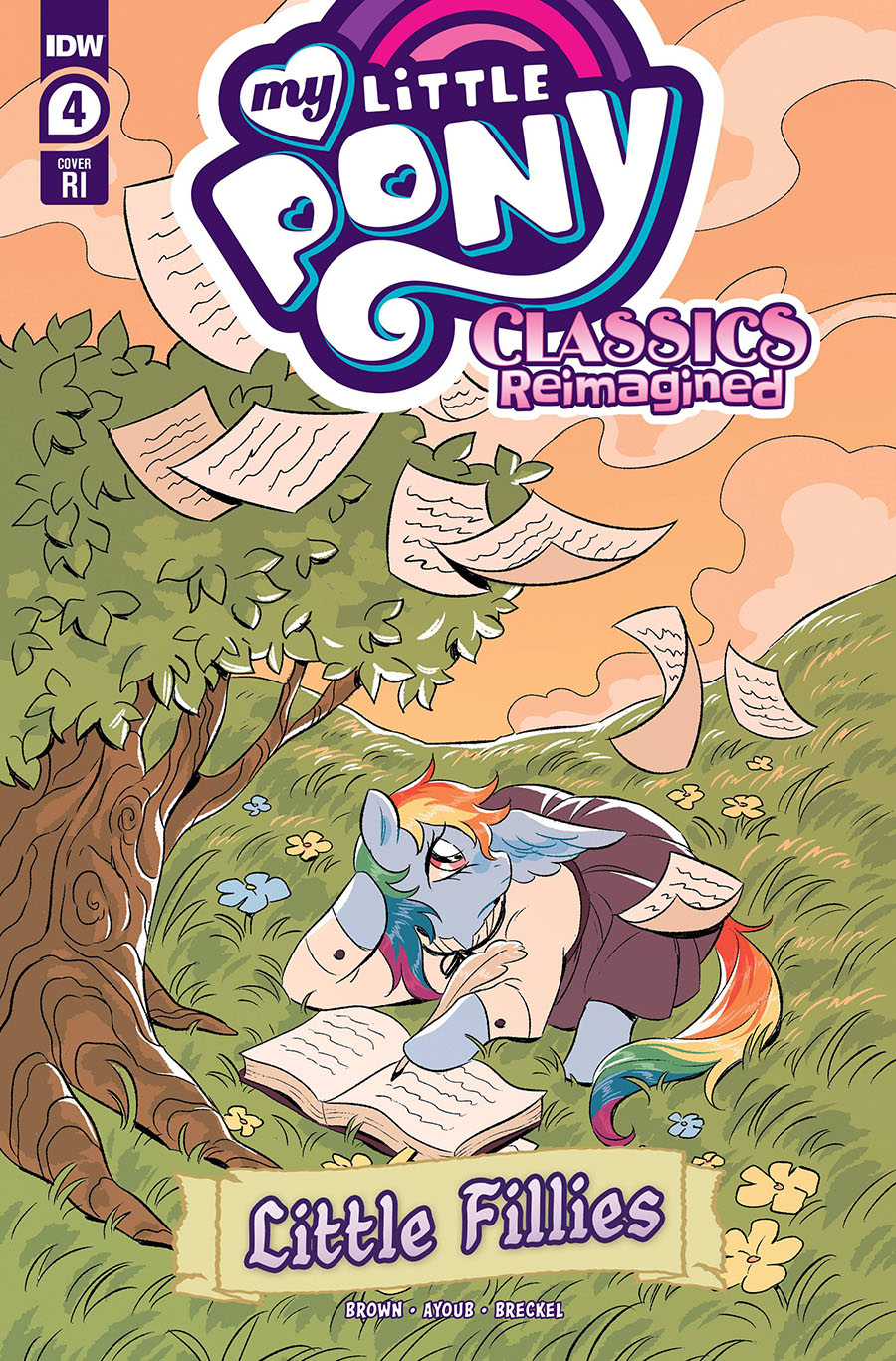My Little Pony Classics Reimagined Little Fillies #4 Cover C Incentive Rose Bousamra Variant Cover