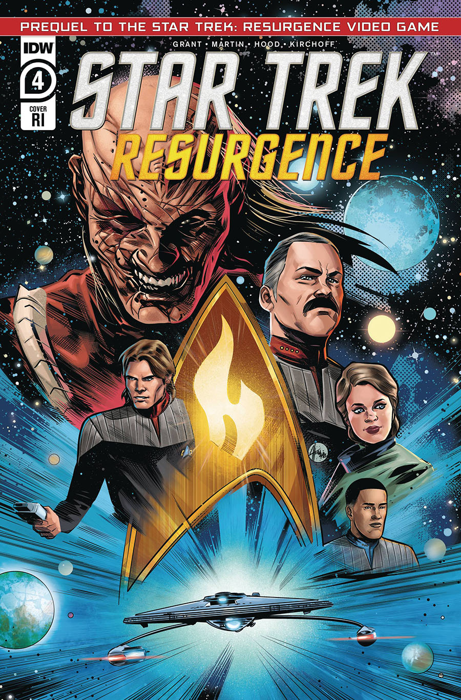 Star Trek Resurgence #4 Cover C Incentive Angel Hernandez Variant Cover