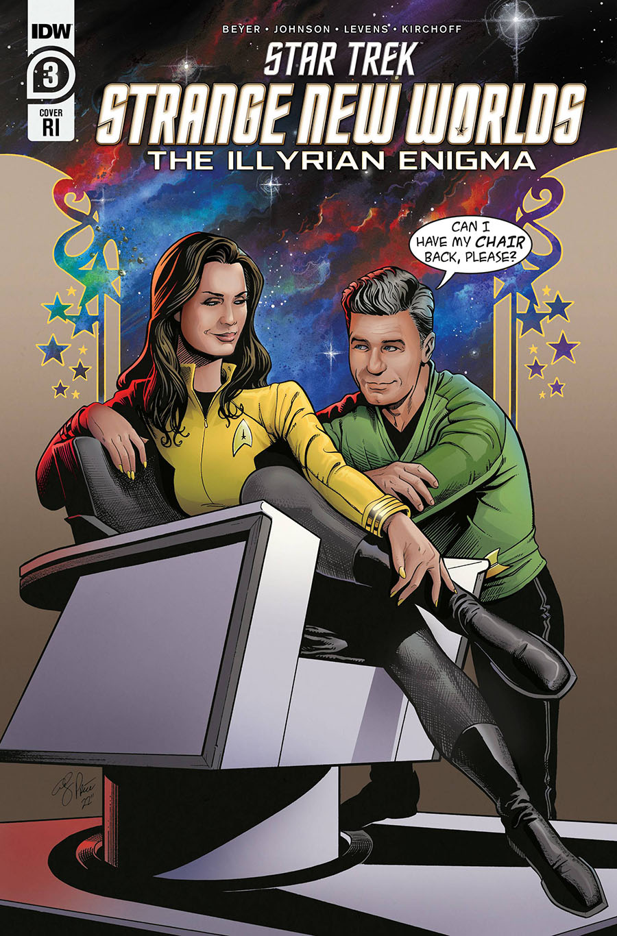 Star Trek Strange New Worlds Illyrian Enigma #3 Cover D Incentive Andy Price Variant Cover
