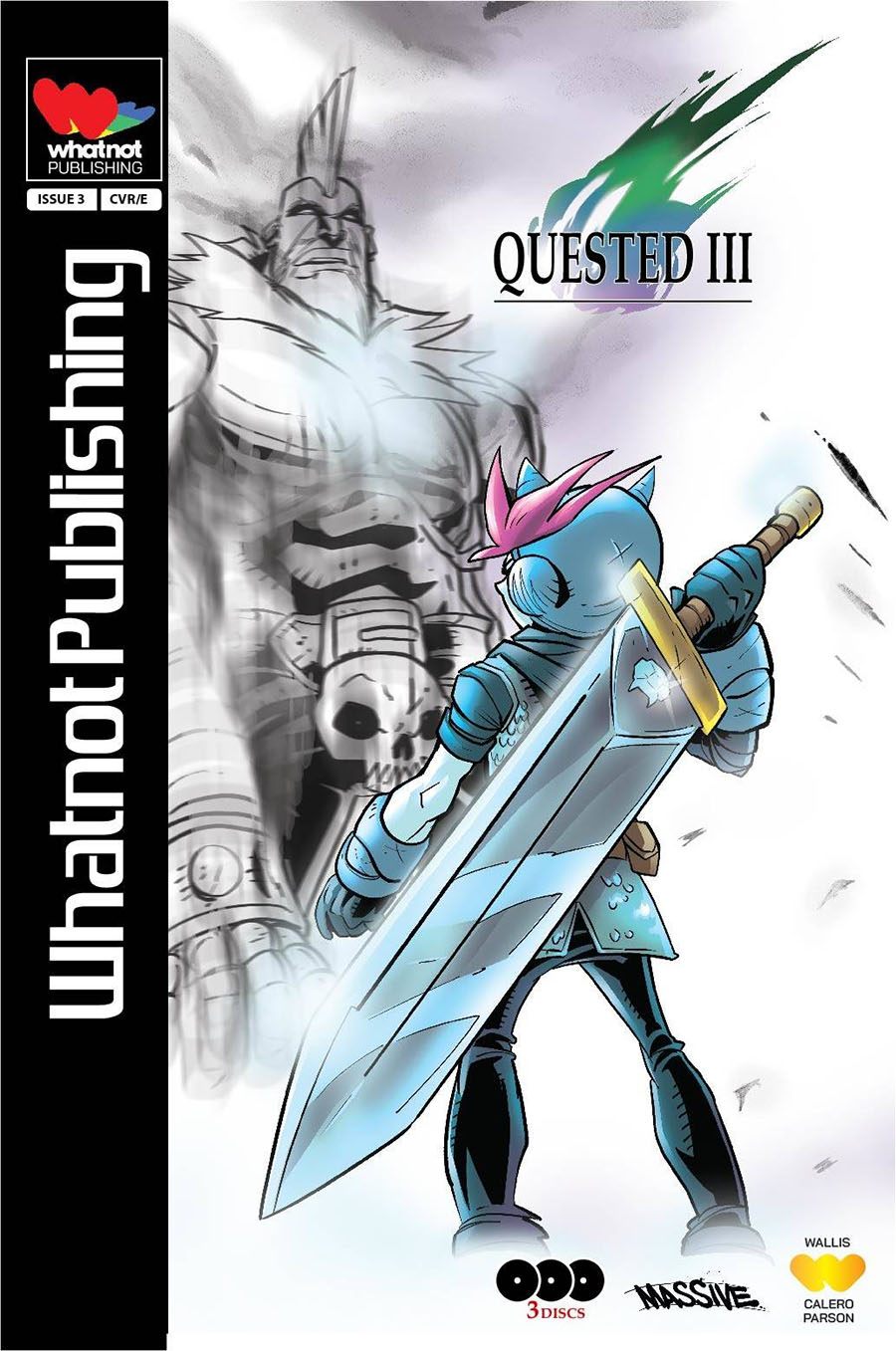 Quested #3 Cover E Incentive Michael Calero Final Fantasy VII Homage Variant Cover