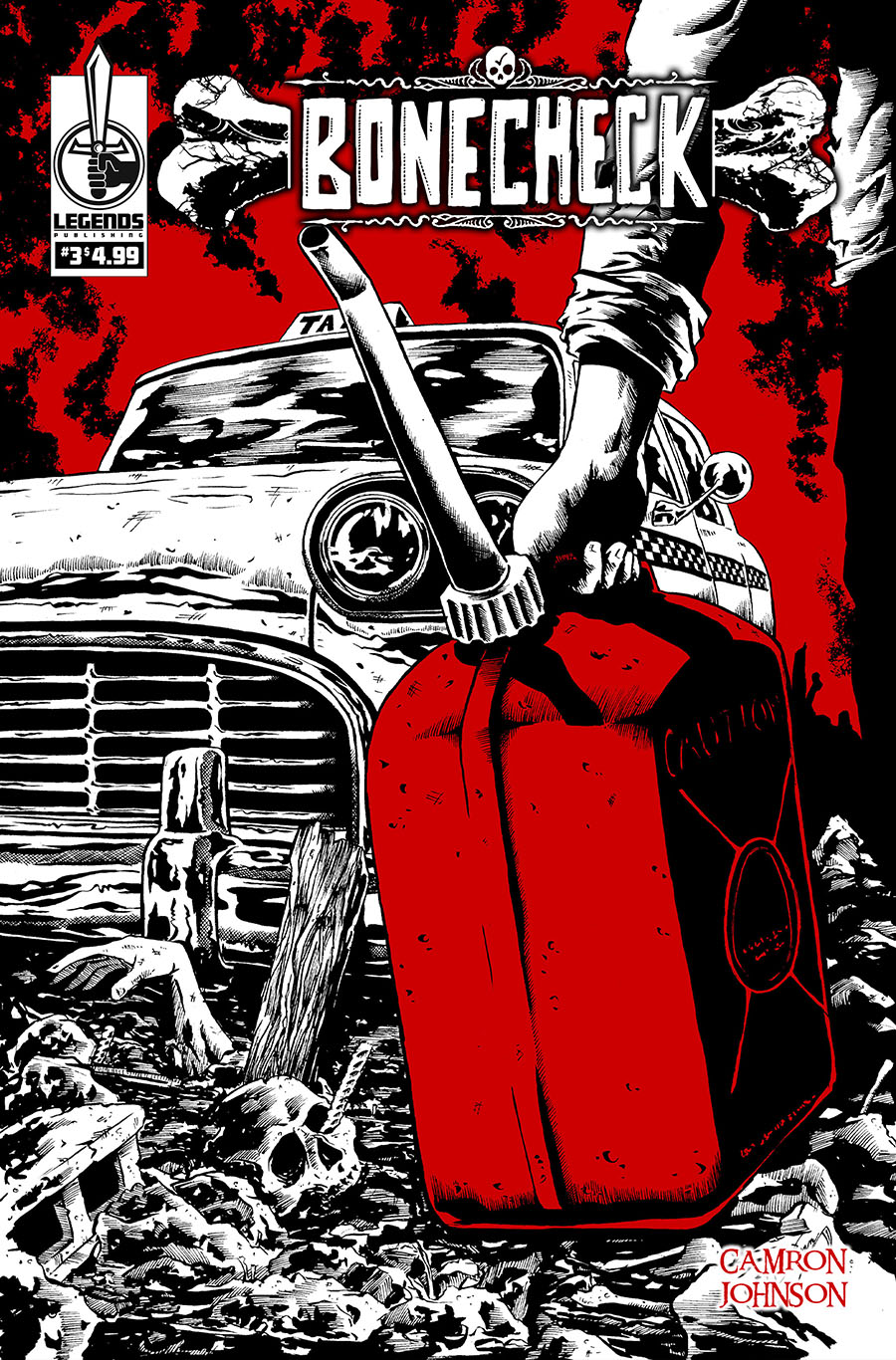 Bonecheck #3 Cover B Variant Jonathan Grimm Cover