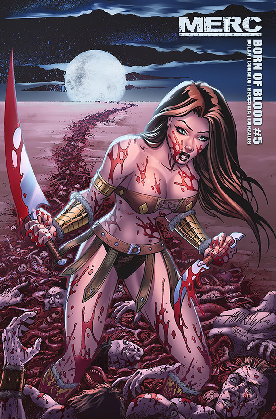Born Of Blood #5 Cover D Incentive Andrew Mangum Variant Cover