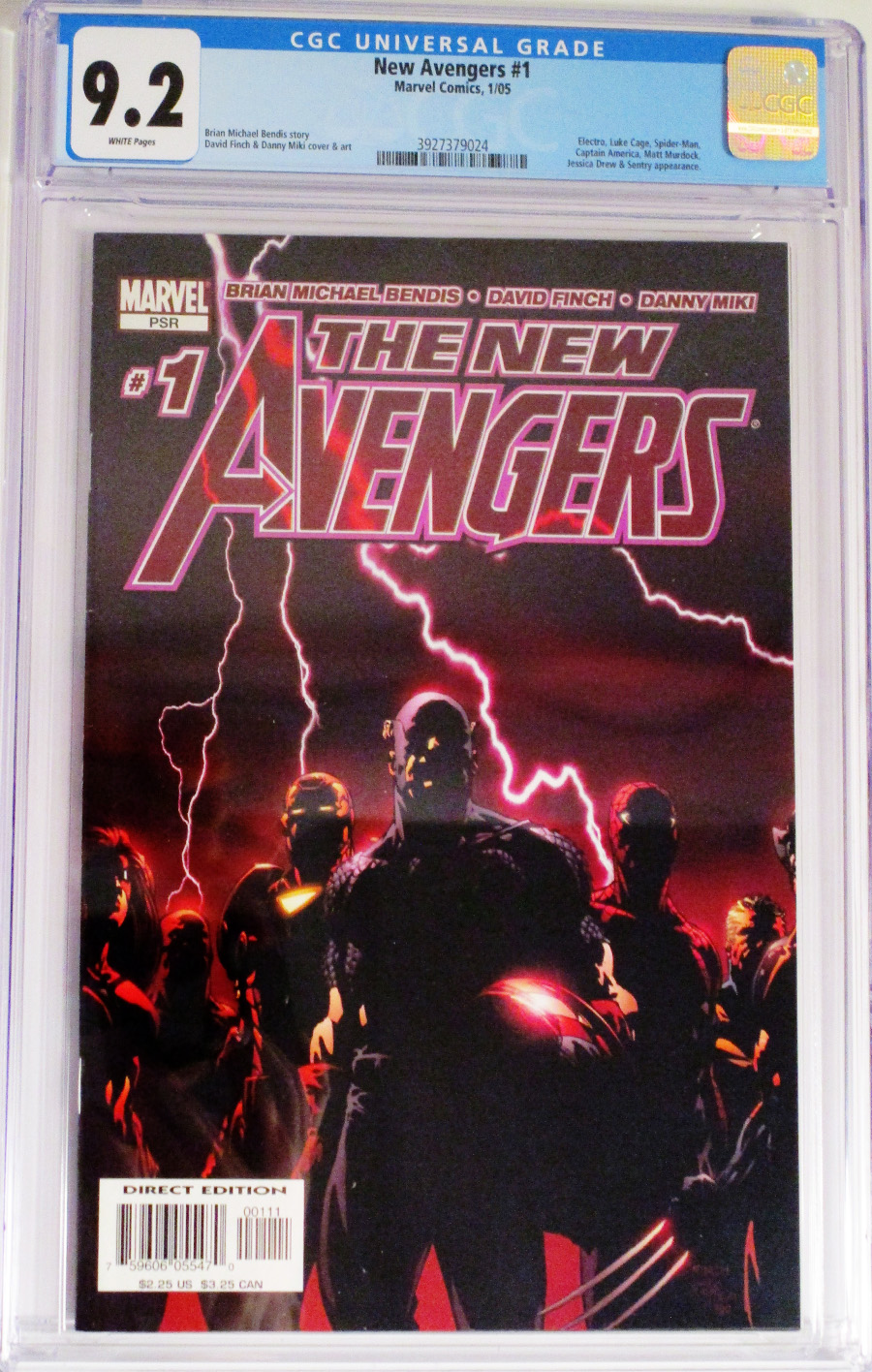 New Avengers #1 Cover N CGC 9.2