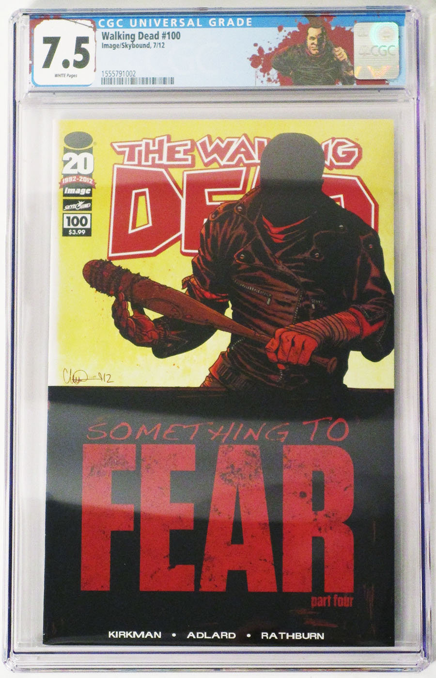 Walking Dead #100 1st Ptg Regular Cover I Charlie Adlard CGC 7.5