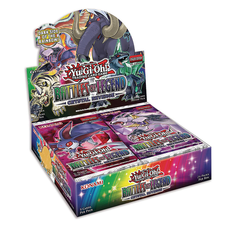 Yu-Gi-Oh Battles Of Legend Crystal Revenge Booster Display