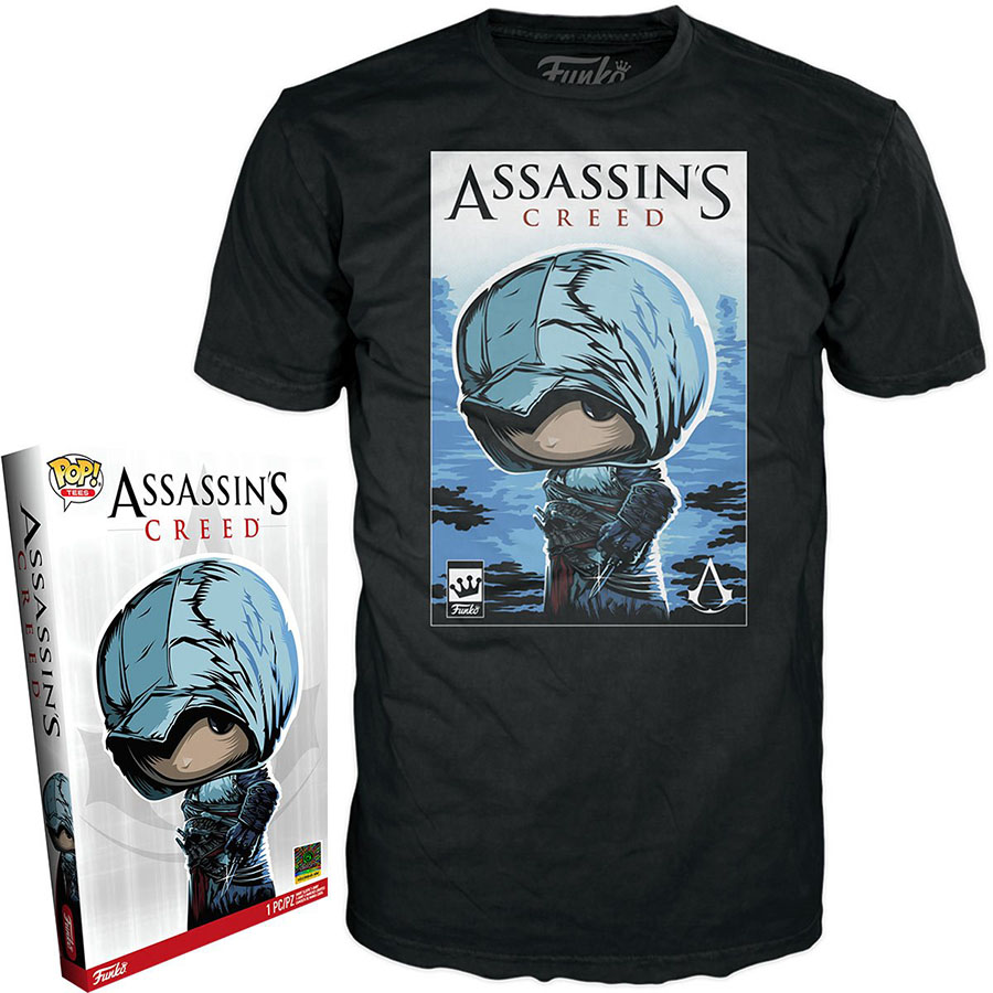 POP Boxed Tee Assassins Creed T-Shirt Large
