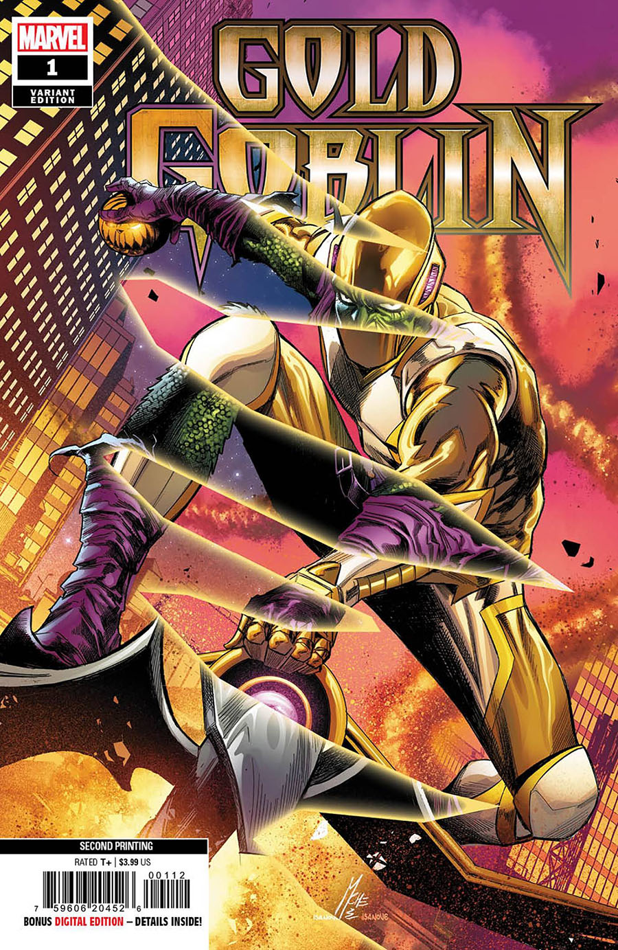 Gold Goblin #1 Cover G 2nd Ptg Marco Checchetto Variant Cover (Dark Web Tie-In)