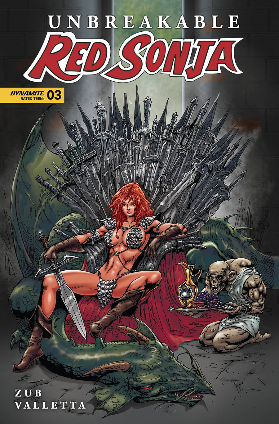 Unbreakable Red Sonja #3 Cover N Variant Roberto Castro Cover