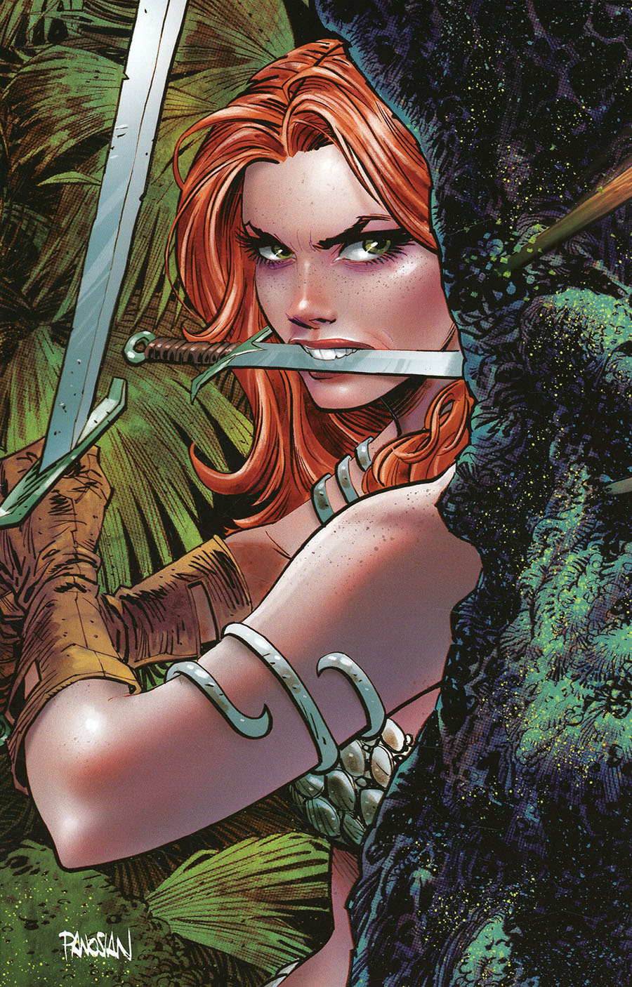 Unbreakable Red Sonja #3 Cover V Incentive Dan Panosian Virgin Cover