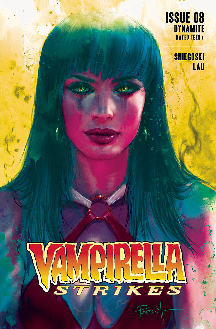 Vampirella Strikes Vol 3 #8 Cover M Variant Lucio Parrillo Ultraviolet Cover