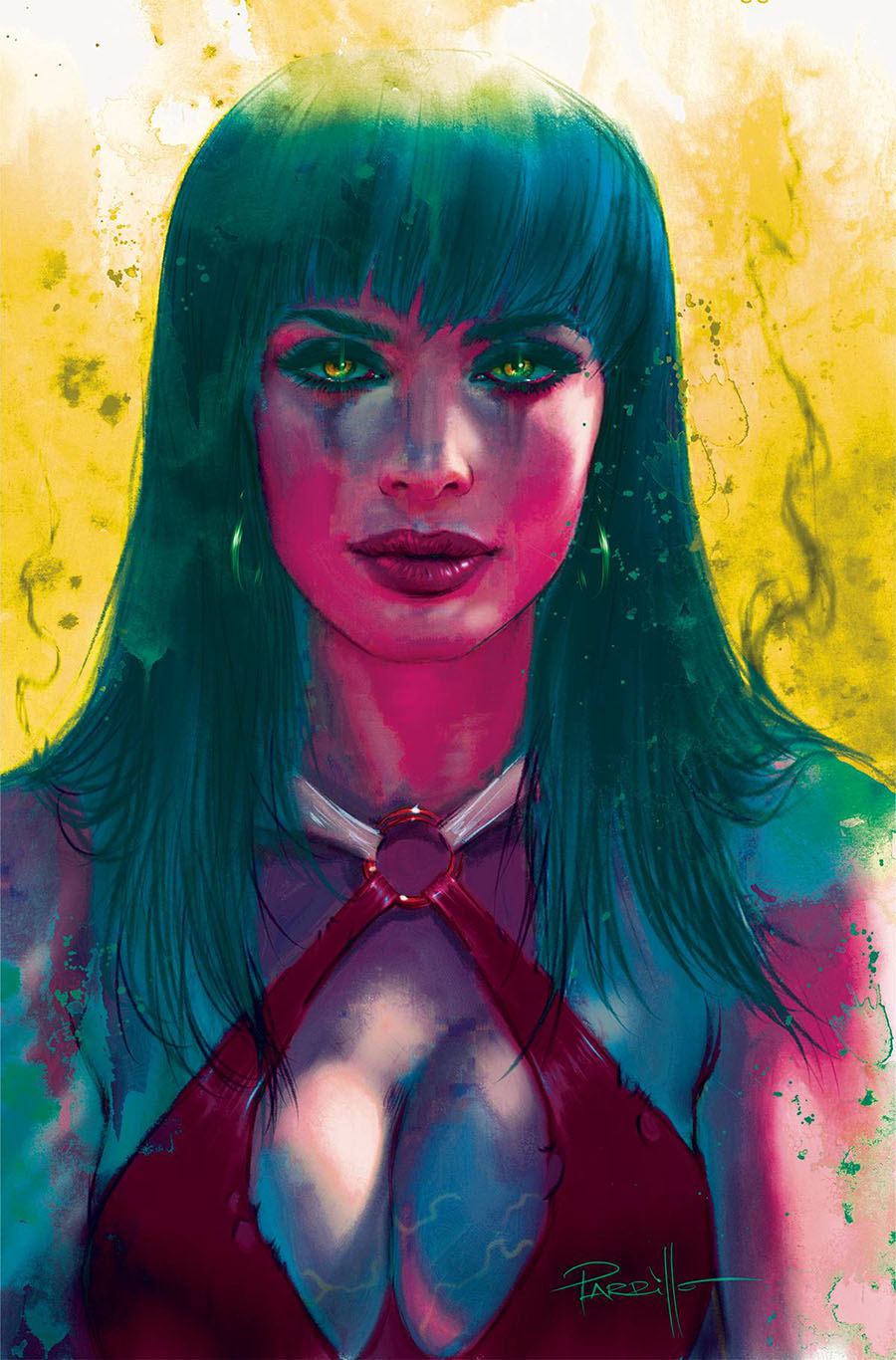 Vampirella Strikes Vol 3 #8 Cover P Incentive Lucio Parrillo Ultraviolet Virgin Cover