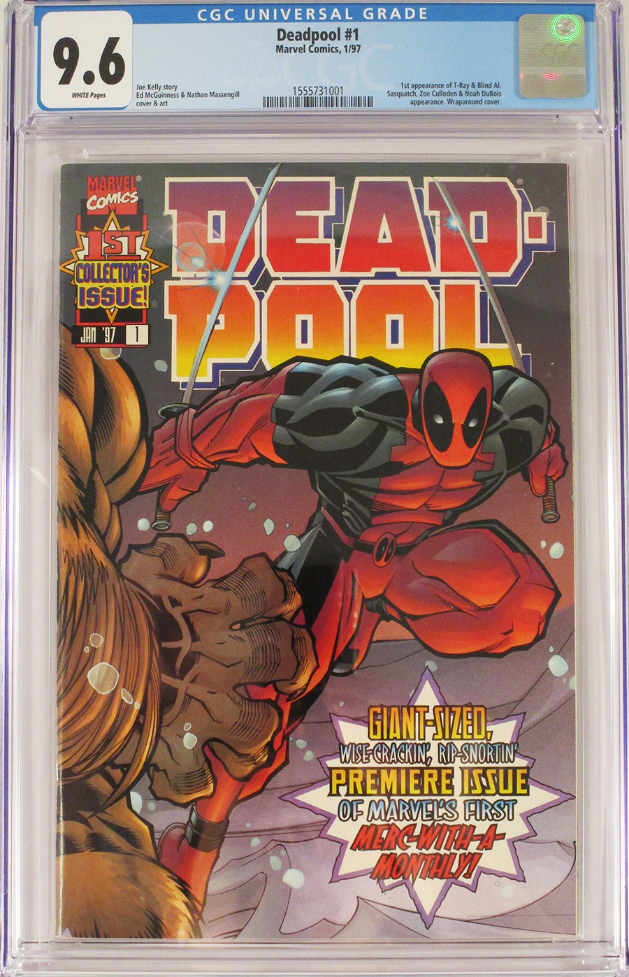 Deadpool Vol 2 #1 Cover B CGC 9.6