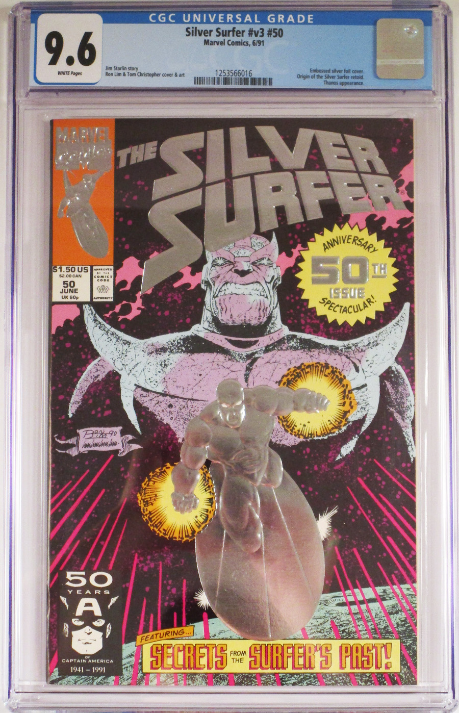Silver Surfer Vol 3 #50 Cover D CGC 9.6 1st Ptg