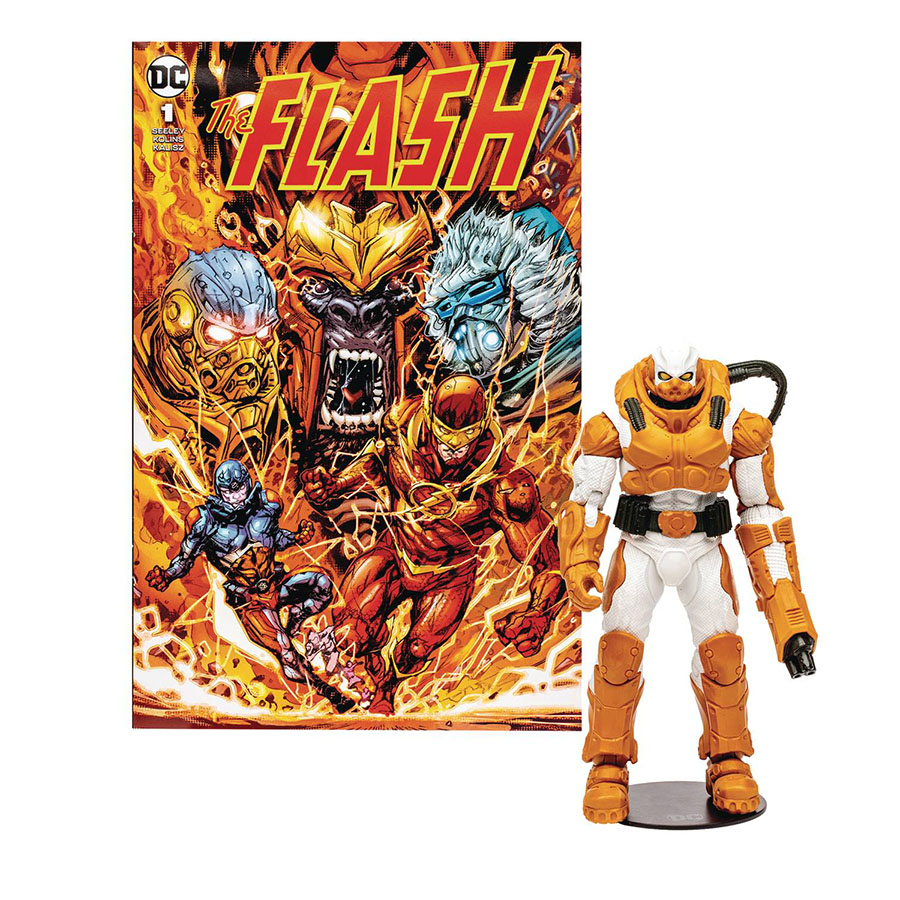 DC Direct Flash Wave 1 Heat Wave 7-Inch Action Figure With Comic Case