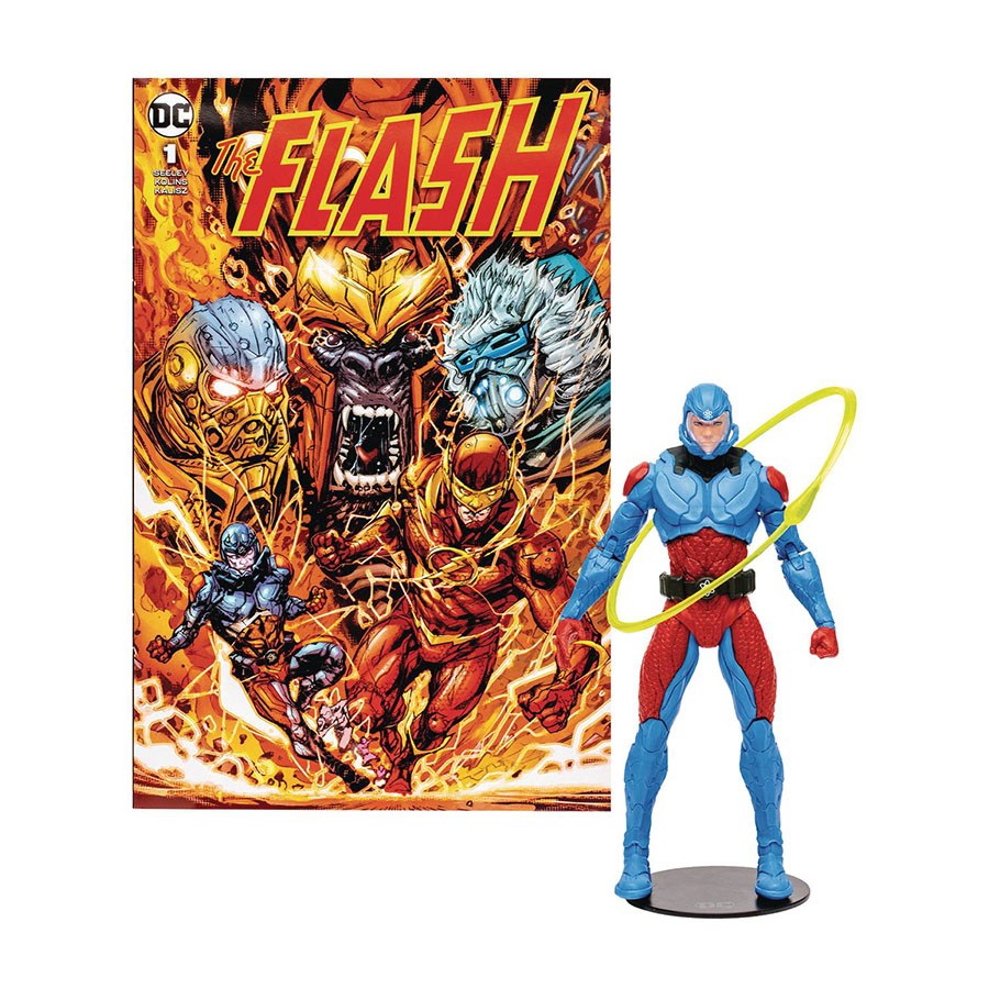 DC Direct Flash Wave 1 Ryan Choi Atom 7-Inch Action Figure With Comic