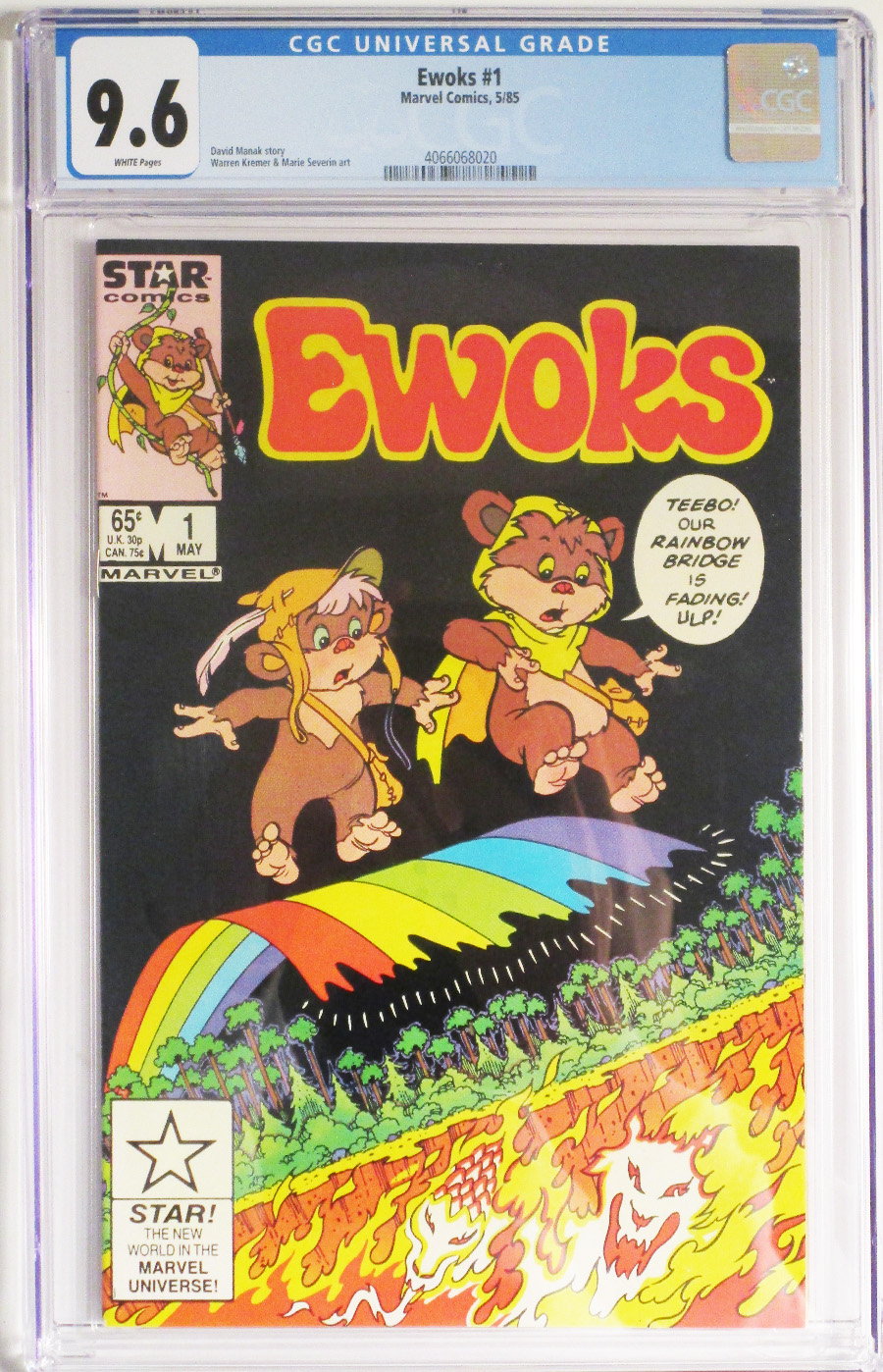 Ewoks #1 Cover B CGC 9.6