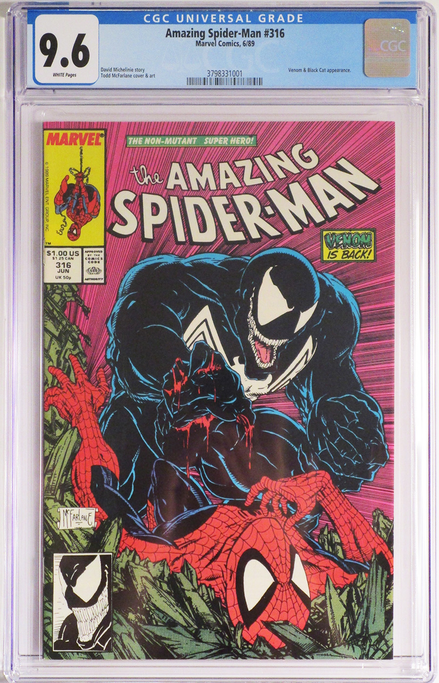 Amazing Spider-Man #316 Cover B CGC 9.6
